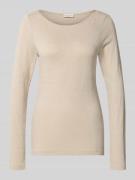 Marc O'Polo Regular Fit Langarmshirt aus reiner Baumwolle in Beige, Gr...