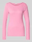 Marc O'Polo Regular Fit Langarmshirt aus reiner Baumwolle in Pink, Grö...