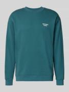 Marc O'Polo Denim Regular Fit Sweatshirt aus reiner Baumwolle in Petro...