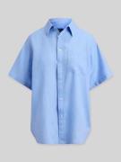 Polo Ralph Lauren Oversized Hemdbluse aus reinem Leinen in Sky, Größe ...