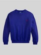 Polo Ralph Lauren Regular Fit Sweatshirt aus Baumwoll-Mix in Dunkelbla...