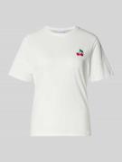 Vila T-Shirt aus Baumwolle Modell 'SYBILLA' in Weiss, Größe L