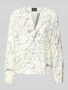 s.Oliver BLACK LABEL Relaxed Fit Langarmbluse aus reiner Viskose in We...