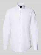 BOSS Slim Fit Freizeithemd aus reiner Baumwolle in Weiss, Größe 38