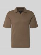 Jack & Jones Premium Strickshirt mit V-Ausschnitt Modell 'MILANO' in H...