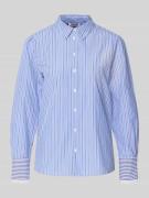 More & More Hemdbluse mit Häkelspitze an den Ärmeln und Knopfleiste in...