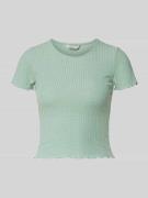 Only Slim Fit T-Shirt mit Viskose-Anteil Modell 'EMMA' in Mint, Größe ...