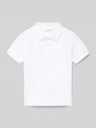 Mango Poloshirt aus Baumwolle in Weiss, Größe 116