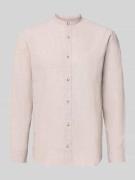 Jack & Jones Regular Fit Freizeithemd aus Baumwoll-Leinen-Mix in Altro...