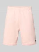 Lacoste Regular Fit Sweatshorts aus Baumwoll-Mix in Rosa, Größe L