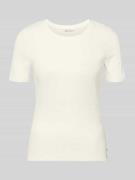 Tom Tailor Denim Slim Fit T-Shirt aus Baumwoll-Mix in Offwhite, Größe ...