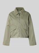 Marc O'Polo Oversized Bomberjacke aus reiner Baumwolle in Gruen, Größe...