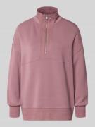 VARLEY Sweatshirt mit Troyer-Kragen Modell 'molly' in Altrosa, Größe L