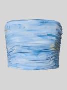 Jake*s Cocktail Bandeau-Top mit Raffungen in Sky, Größe 32