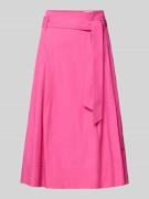 Christian Berg Woman Regular Fit Midirock in Falten-Optik in Pink, Grö...