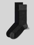 BOSS Strümpfe aus Baumwoll-Mix im 2er-Pack in Mittelgrau, Größe 39-42
