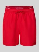 Calvin Klein Underwear Regular Fit Shorts mit integriertem Slip in Rot...