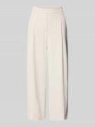 Jake*s Collection Stoffhose mit elastischem Bund in Ecru, Größe 32