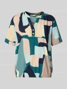 Tom Tailor Regular Fit Blusenshirt aus reiner Viskose in Petrol, Größe...