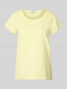 Tom Tailor Regular Fit T-Shirt aus reiner Baumwolle in Hellgelb, Größe...