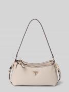 Guess Handtasche mit Label-Applikation in Taupe, Größe 1