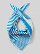 Jake*s Casual Bandana in quadratischem Design in Royal, Größe 1