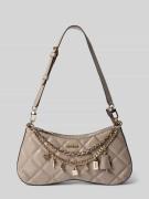 Guess Shoulder Bag mit Logo-Detail Modell 'Libby' in Taupe, Größe 1