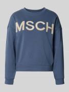 MSCH Copenhagen Sweatshirt mit überschnittenen Schultern in Rauchblau,...