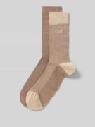 BOSS Strümpfe aus Baumwoll-Mix im 2er-Pack in Beige, Größe 39-42