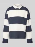 Jack & Jones Sweatshirt mit Polokragen Modell 'UPSTATE' in Marine, Grö...