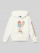 Polo Ralph Lauren Kids Regular Fit Hoodie aus Baumwoll-Mix in Offwhite...