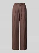 Christian Berg Woman Selection Wide Leg Hose aus Leinen-Mix mit Gürtel...