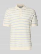 MCNEAL Poloshirt mit Polokragen und kurzer Knopfleiste in Ecru, Größe ...