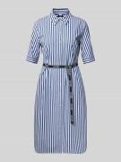JOOP! Hemdblusenkleid mit Gürtel Modell 'Dominique2' in Marine, Größe ...