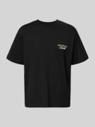 Jack & Jones T-Shirt mit Statement-Print Modell 'NORREBRO' in Black, G...