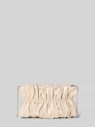 Jake*s Cocktail Wristlet mit Raffungen in Metallic Beige, Größe 1