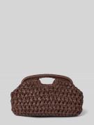Jake*s Cocktail Shoulder Bag in Flecht-Optik in Dunkelbraun, Größe 1
