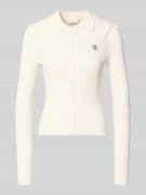 LeGer by Lena Gercke Cardigan mit Logo-Stitching Modell 'Manolja' in O...