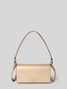 Liu Jo White Handtasche mit Label-Applikation und Schulterriemen in Go...