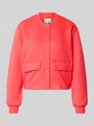 ICHI Regular Fit Jacke mit Viskose-Anteil Modell 'Kate' in Neon Pink, ...