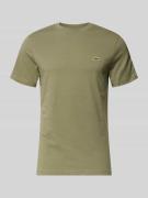 Lacoste Regular Fit T-Shirt aus reiner Baumwolle in Khaki, Größe L