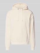 KARL KANI Relaxed Fit Hoodie mit Känguru-Tasche in Offwhite, Größe L
