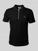 Antony Morato Poloshirt mit Label-Detail in Black, Größe S