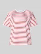 Vila T-Shirt mit Rundhalsausschnitt Modell 'NORA' in Rot, Größe L