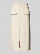 JOOP! Midirock mit Pattentaschen in Sand, Größe 34