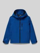 Killtec Regular Fit Jacke mit Napoleontasche in Blau, Größe 128
