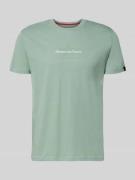 Alpha Industries T-Shirt mit Label-Detail in Lind, Größe L