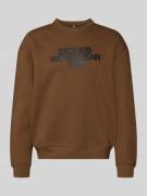 Dickies Sweatshirt mit Label-Print Modell 'TORREY' in Dunkelbraun, Grö...