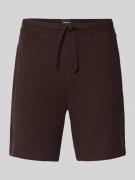 BOSS Regular Fit Sweatshorts aus Baumwoll-Mix Modell 'WAFFLE SHORTS' i...