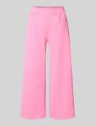 ICHI Wide Leg Sweatpants mit elastischem Bund Modell 'Kate' in Rose, G...